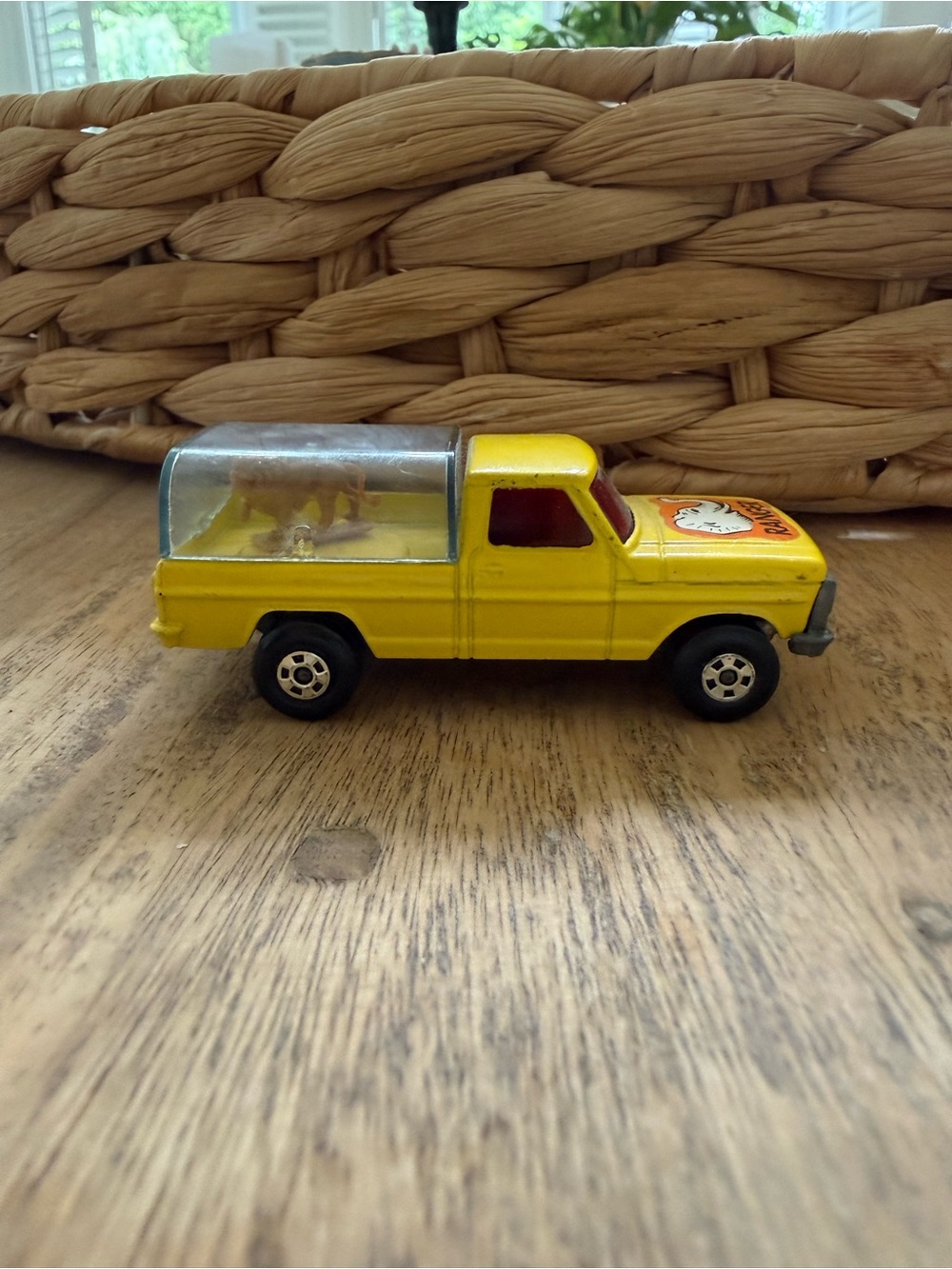 Vintage Matchbox Wildlife Truck Yellow
Rolamatics Die-Cast Car Collectible